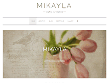 Tablet Screenshot of mikayla.ca